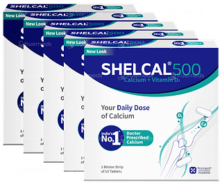 Shelcal 500 Tablet 15 Pack Of 5