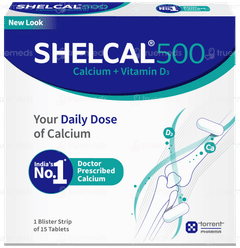 Shelcal 500 Tablet 15 Pack Of 3