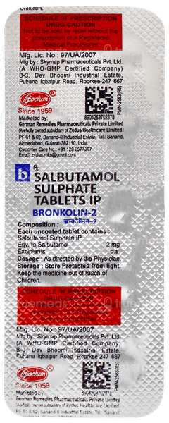 Bronkolin 2 Tablet 10 Bronkolin 2 Tablet 10
