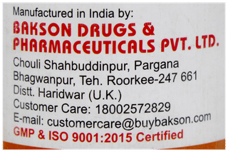 Baksons Pilgo Tablet 110Gm