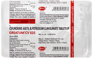 Greatum Cv 625 Tablet 10