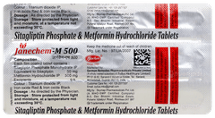 Janechem M 500Mg Tablet 15