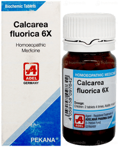 Adel Calcarea Fluorica 6X Tablet 20Gm Adel Calcarea Fluorica 6X Tablet 20Gm
