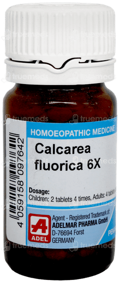 Adel Calcarea Fluorica 6X Tablet 20Gm