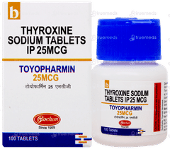 Toyopharmin 25mcg Tablet 100