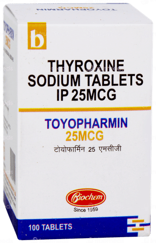Toyopharmin 25mcg Tablet 100
