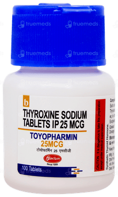 Toyopharmin 25mcg Tablet 100 Toyopharmin 25mcg Tablet 100