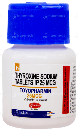 Toyopharmin 25mcg Tablet 100