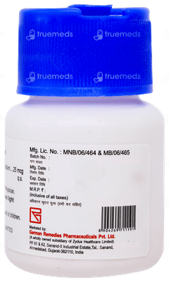 Toyopharmin 25mcg Tablet 100 Toyopharmin 25mcg Tablet 100