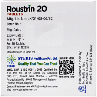 Roustrin 20 Tablet 15