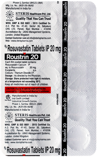 Roustrin 20 Tablet 15