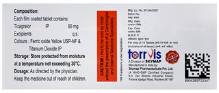 Ticamap 90mg Tablet 14