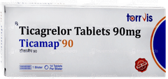 Ticamap 90mg Tablet 14