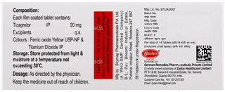 Ticazydu 90Mg Tablet 14