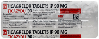 Ticazydu 90Mg Tablet 14
