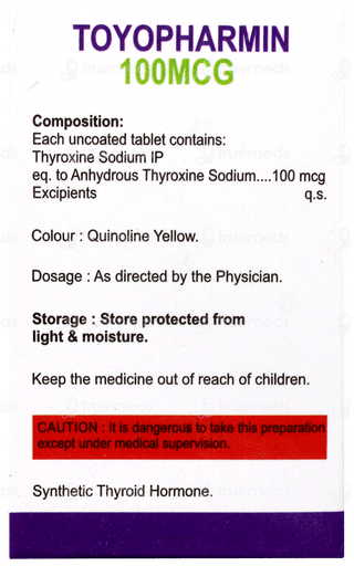 Toyopharmin 100mcg Tablet 100