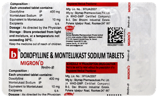 Migron D Tablet 10