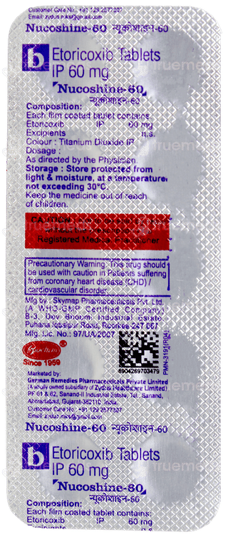 Nucoshine 60 Tablet 10