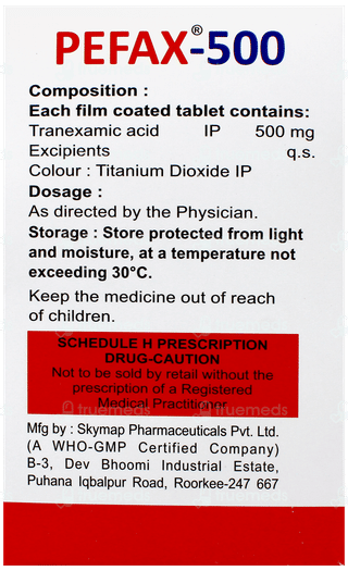 Pefax 500Mg Tablet 10