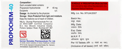 Propochem 40 Tablet 15