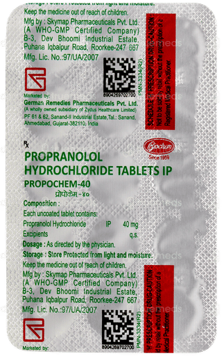 Propochem 40 Tablet 15