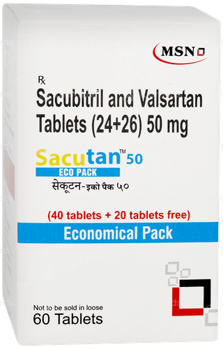 Sacutan 50 Tablet 40 + 20 Free