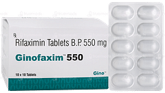 Ginofaxim 550 Tablet 10 Ginofaxim 550 Tablet 10