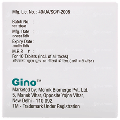 Ginofaxim 550 Tablet 10 Ginofaxim 550 Tablet 10