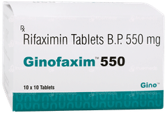 Ginofaxim 550 Tablet 10 Ginofaxim 550 Tablet 10