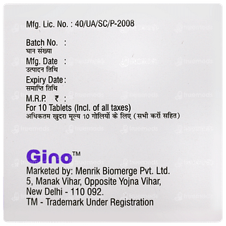 Ginofaxim 400 Tablet 10
