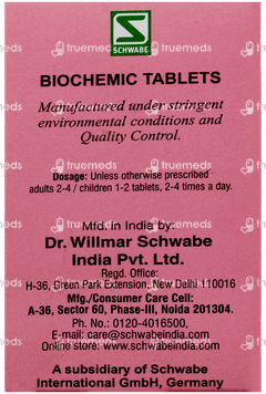Dr Willmar Schwabe Natrum Muriaticum 6x Biochemic Tablet 25gm