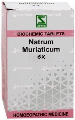 Dr Willmar Schwabe Natrum Muriaticum 6x Biochemic Tablet 25gm