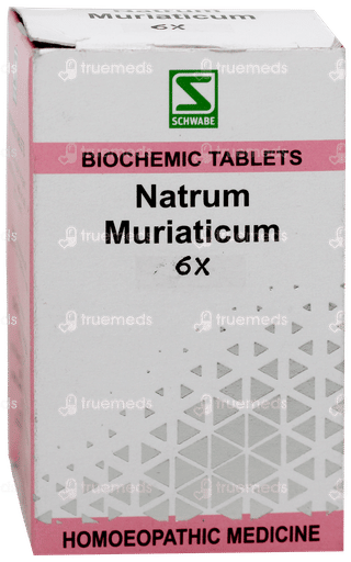 Dr Willmar Schwabe Natrum Muriaticum 6x Biochemic Tablet 25gm