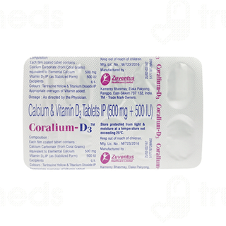 Coralrite D3 Tablet 10