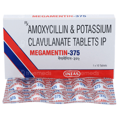 Megamentin 375 Tablet 10 Megamentin 375 Tablet 10