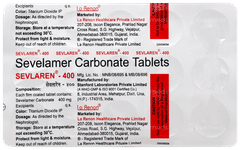 Sevlaren 400 Tablet 15 Sevlaren 400 Tablet 15