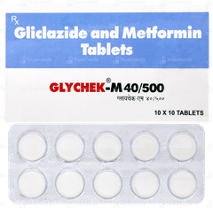 Glychek M 40/500 Tablet 10 Glychek M 40/500 Tablet 10