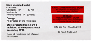 Glychek M 40/500 Tablet 10