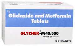 Glychek M 40/500 Tablet 10 Glychek M 40/500 Tablet 10
