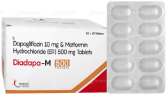 Diadapa M 500 Tablet 10