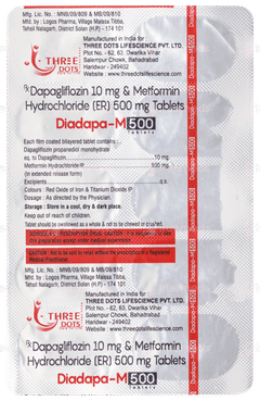 Diadapa M 500 Tablet 10