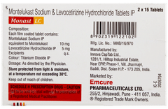 Monast Lc Tablet 15 Monast Lc Tablet 15