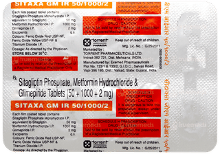 Sitaxa GM Ir 50/1000/2 Tablet 10