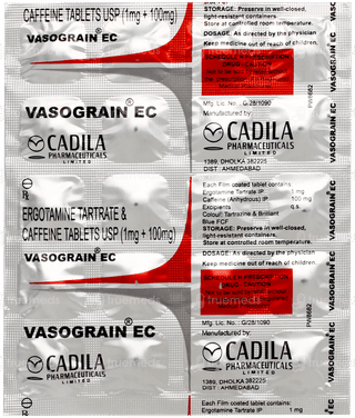 Vasograin Ec Tablet 20