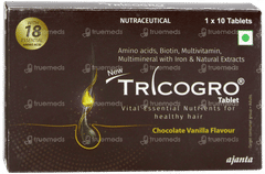 Tricogro New Chocolate Vanilla Flavour Tablet 10
