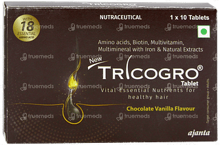 Tricogro New Chocolate Vanilla Flavour Tablet 10