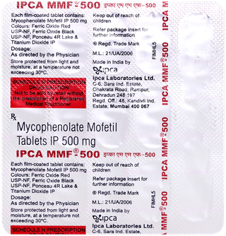 Ipca Mmf 500 Tablet 15