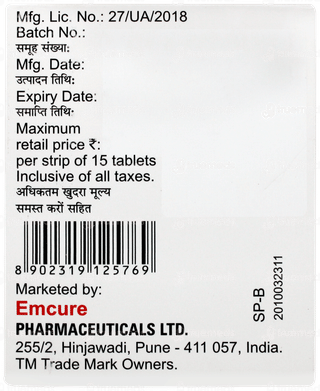 Emlevo 500 Tablet 15