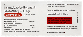 Zyrova B 10 Tablet 10