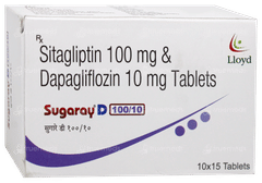 Sugaray D 100/10 Tablet 15